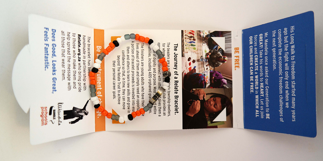 Mandela Relate bracelets